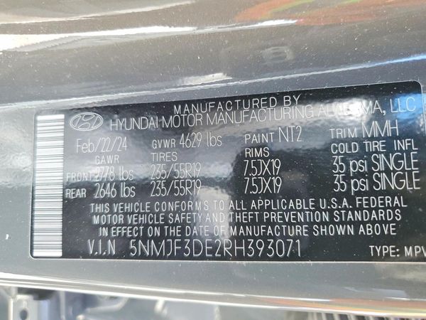 2024 HYUNDAI TUCSON