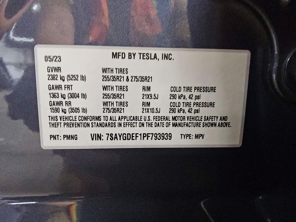 2023 TESLA MODEL Y