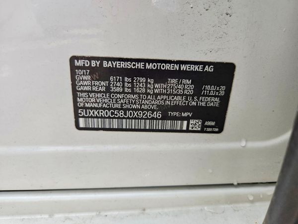 2018 BMW X5 xDrive35i