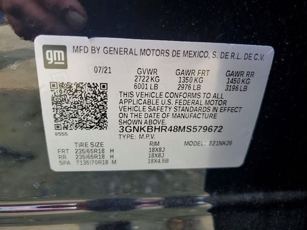 2021 CHEVROLET BLAZER 2LT
