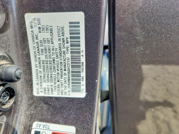 2016 HONDA CRV EX