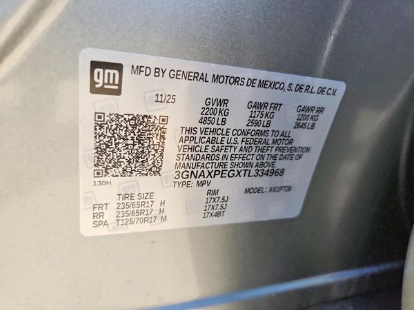 2026 CHEVROLET EQUINOX 2LT