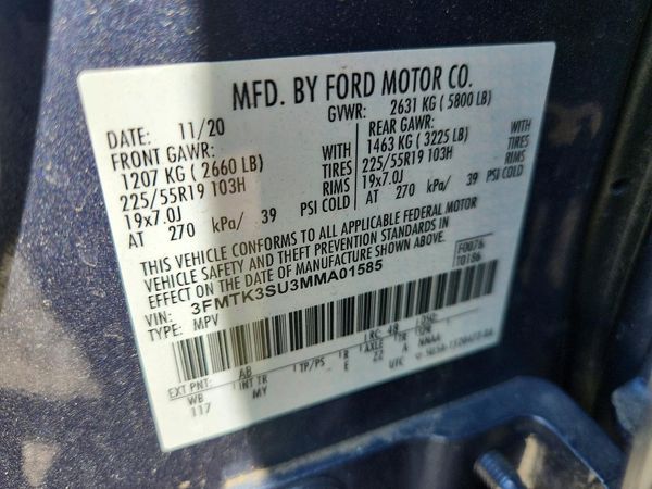 2021 FORD MUSTANG Premium — VINS