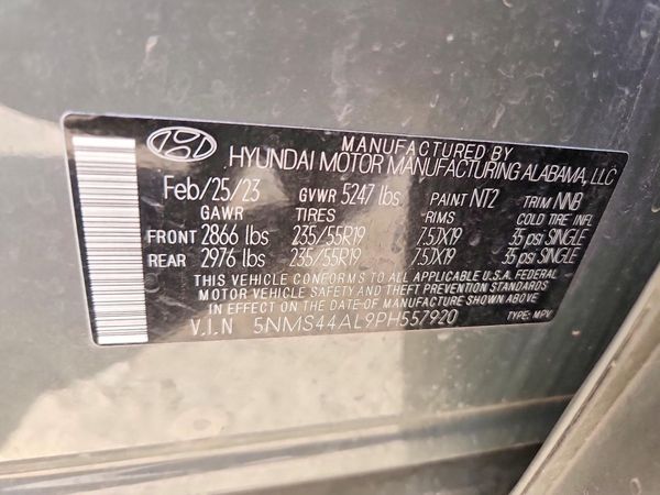2023 HYUNDAI SANTA FE Limited