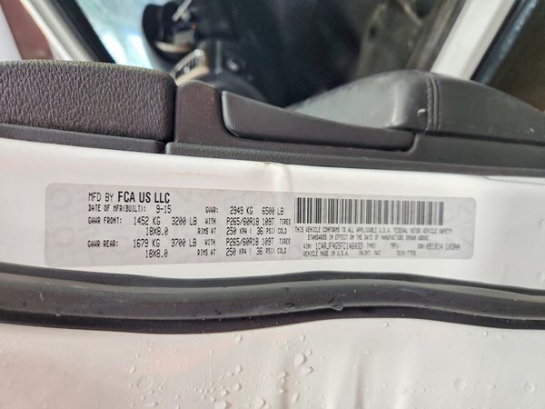 2015 JEEP GRAND CHEROKEE Laredo