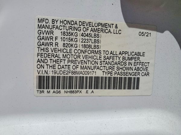 2021 ACURA ILX