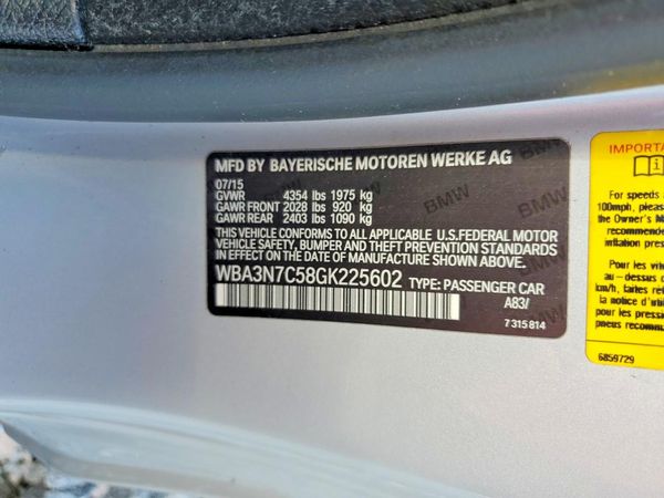 2016 BMW 428