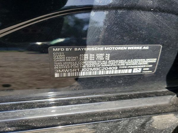 2021 BMW 330I