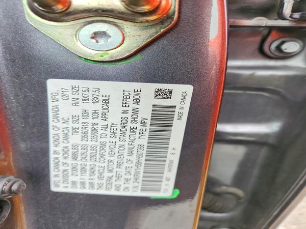 2017 HONDA CRV EX — VINS