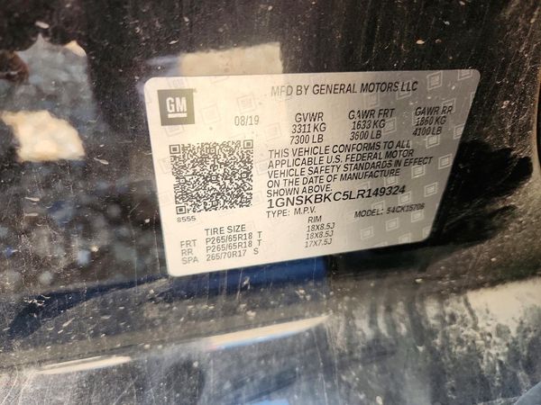 2020 CHEVROLET TAHOE LT