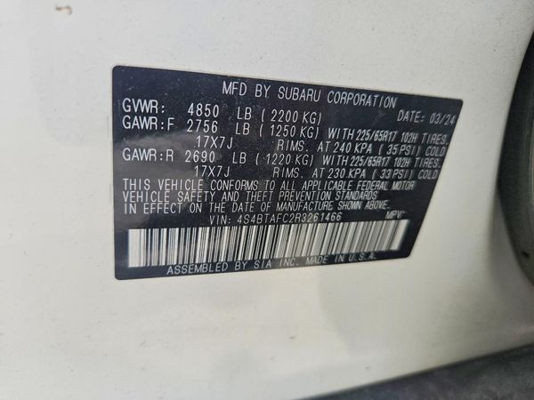 2024 SUBARU OUTBACK Premium