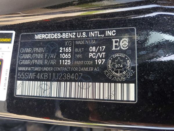 2018 MERCEDES-BENZ C C300-4M
