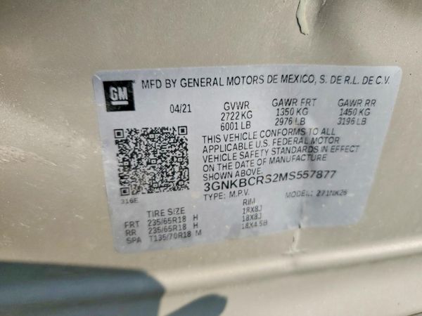 2021 CHEVROLET BLAZER 2LT