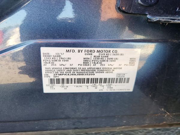 2018 FORD EDGE SEL