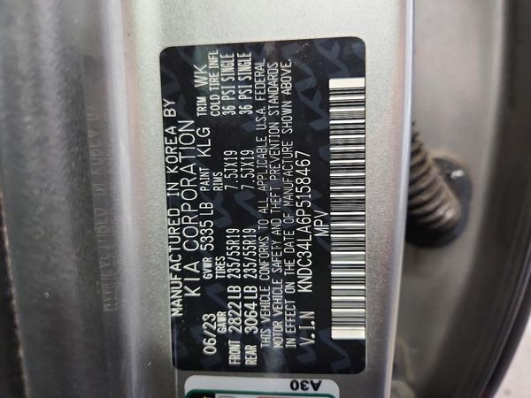 2023 KIA EV6 Light, Wind