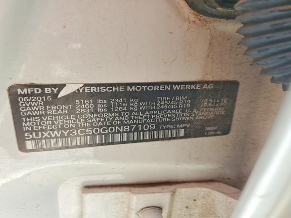 2016 BMW X3 xDrive28d