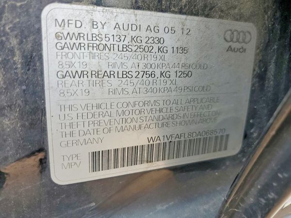 2013 AUDI A4 ALLROAD
