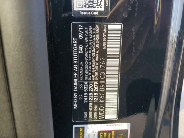 2018 MERCEDES-BENZ E