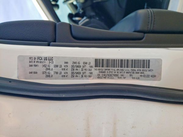 2019 JEEP GRAND CHEROKEE