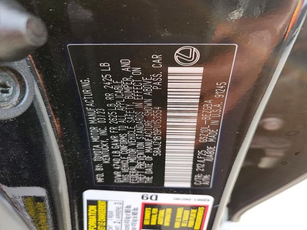 2023 LEXUS ES 350 F Sport Handling