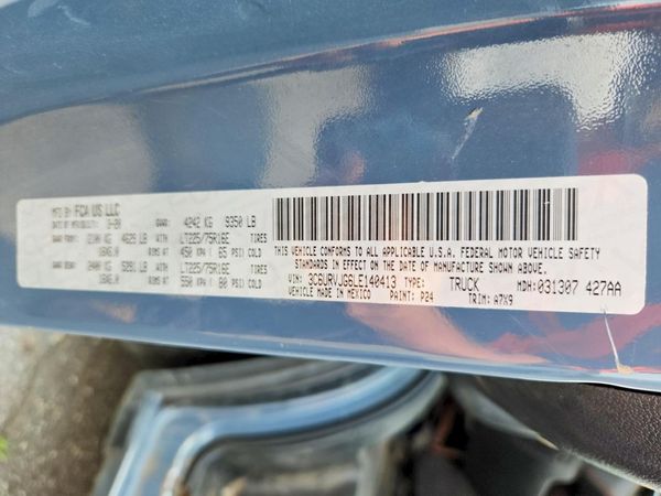 2020 RAM PROMASTER 3500 VF