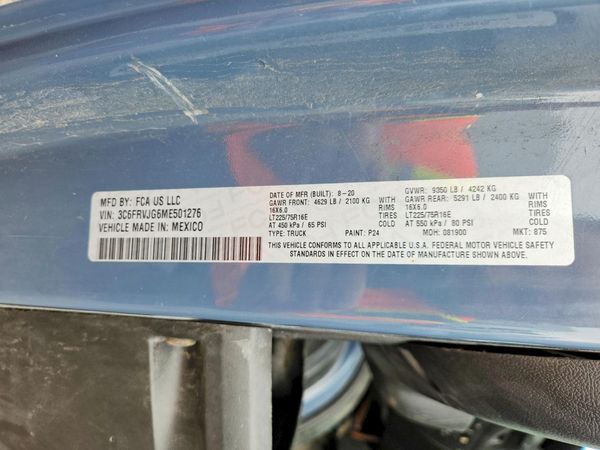 2021 RAM PROMASTER 3500