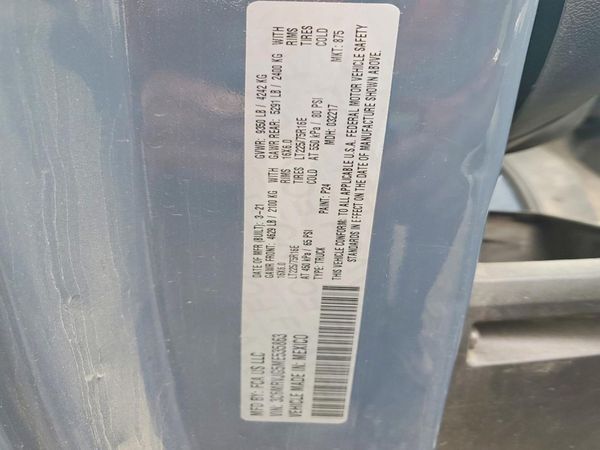 2021 RAM PROMASTER 3500