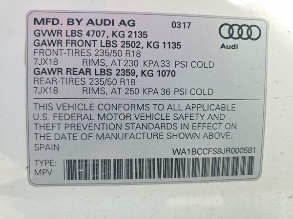 2018 AUDI Q3