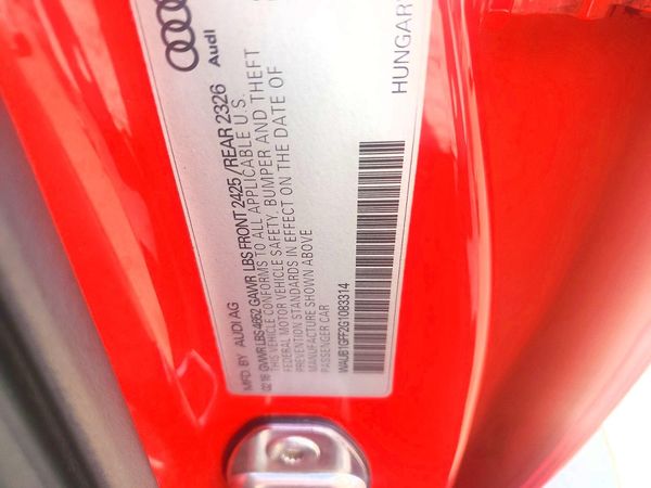 2016 AUDI S3 quattro Premium Plus