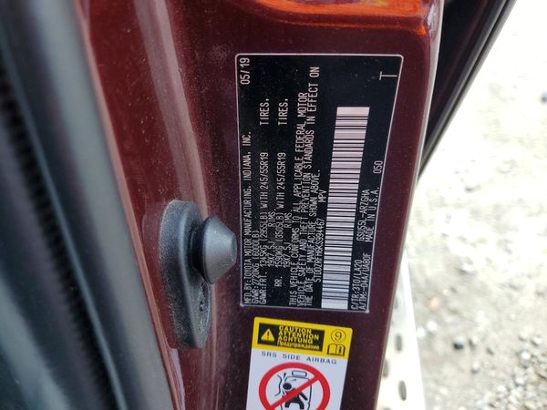 2019 TOYOTA HIGHLANDER