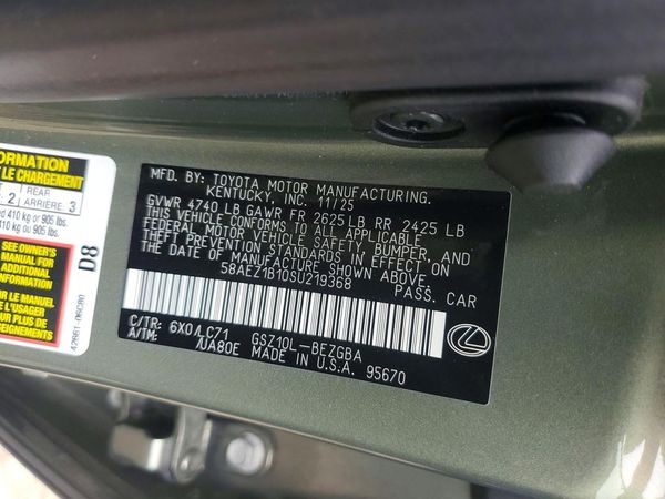 2025 LEXUS ES 350 350 Luxury