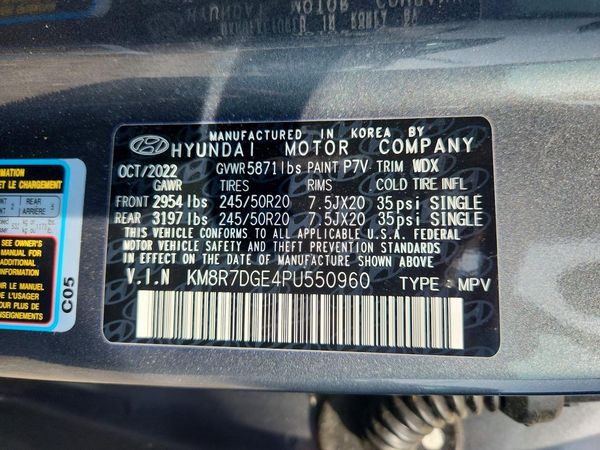 2023 HYUNDAI PALISADE Caligraphy