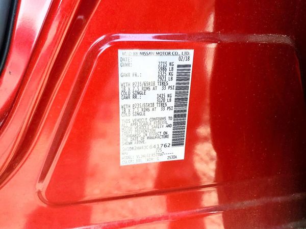 2018 NISSAN PATHFINDER