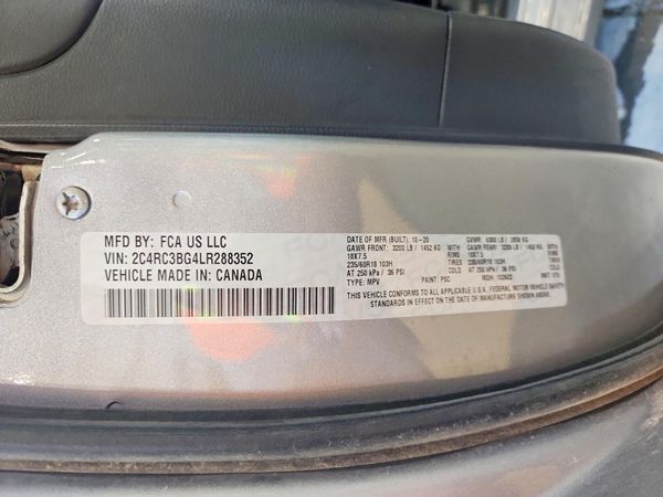 2020 CHRYSLER PACIFICA Touring L