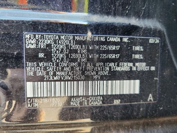 2024 TOYOTA RAV4 LE