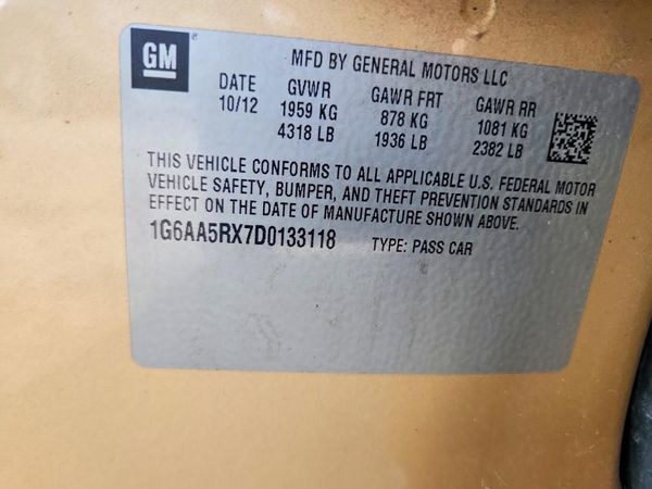 2013 CADILLAC ATS Standard