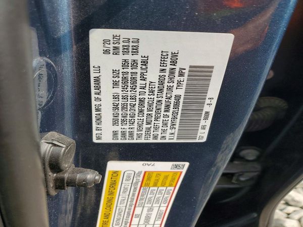 2020 HONDA PILOT