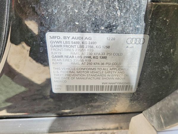 2021 AUDI Q5 quattro Premium