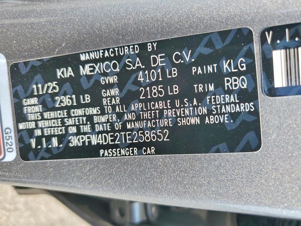 2026 KIA K4 GT-Line