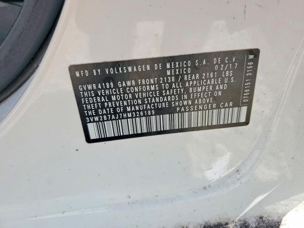 2017 VOLKSWAGEN JETTA