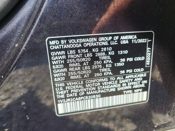 2023 VOLKSWAGEN ATLAS