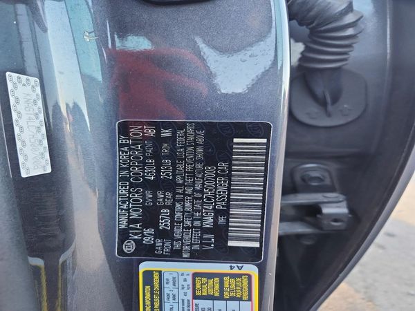 2017 KIA OPTIMA Hybrid Base