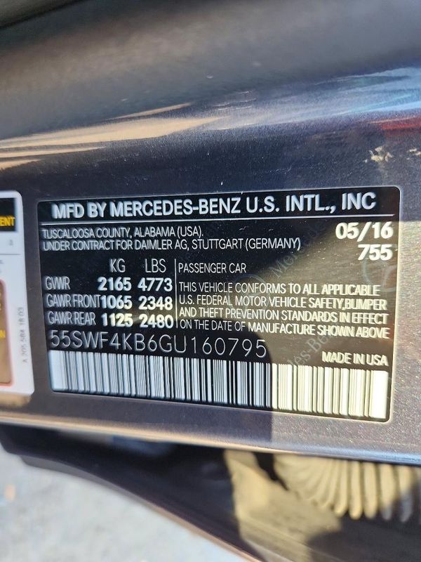 2016 MERCEDES-BENZ C C300-4M