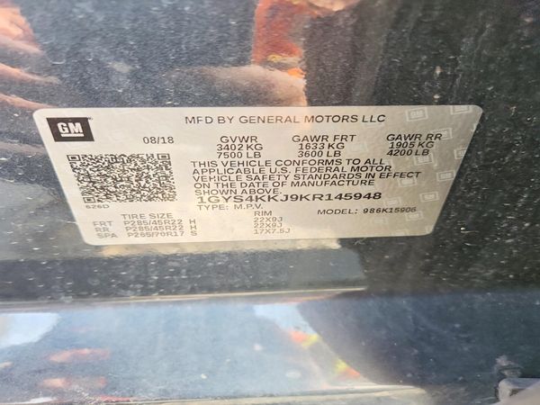 2019 CADILLAC ESCALADE ESV Platinum