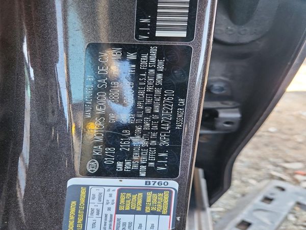 2018 KIA FORTE