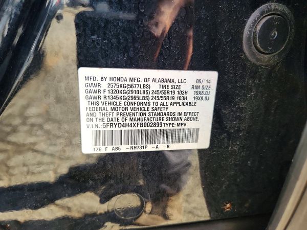 2015 ACURA MDX SH-AWD Tech
