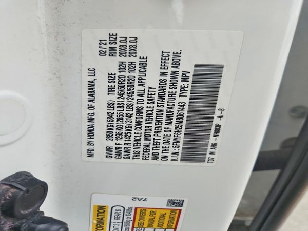 2021 HONDA PILOT SE