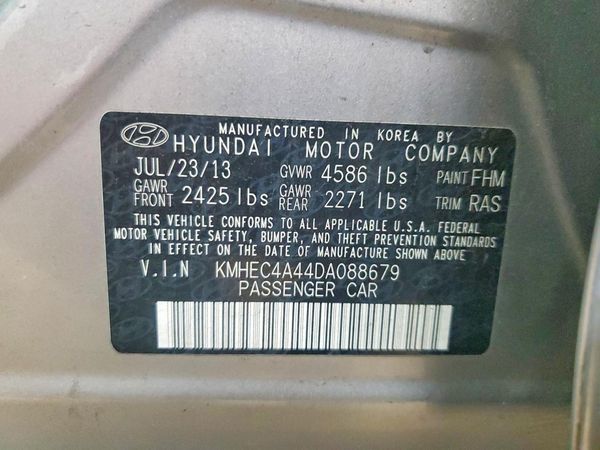 2013 HYUNDAI SONATA Hybrid / Hybrid Limited