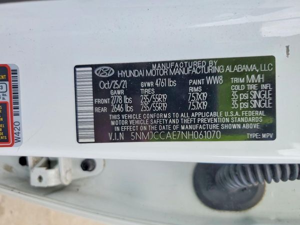 2022 HYUNDAI TUCSON SEL Premium Pkg