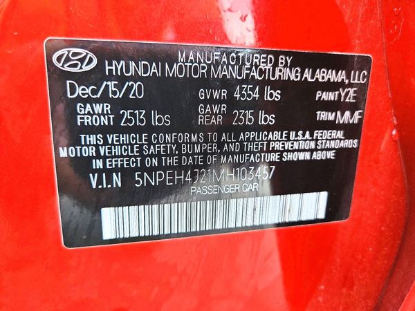 2021 HYUNDAI SONATA Limited